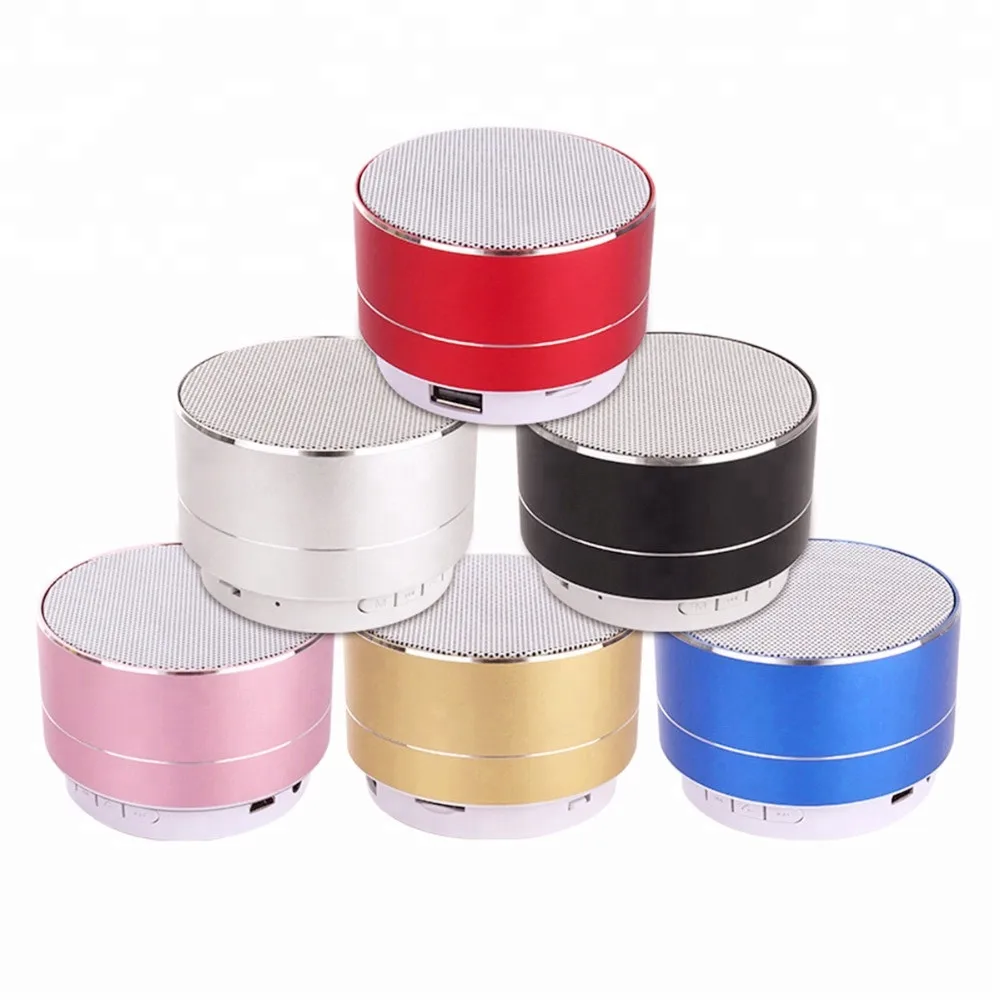 A10 Alloy Wireless Blue tooth Speakers Outdoor Portable Mini Speaker With LED Lights Support TF/FM