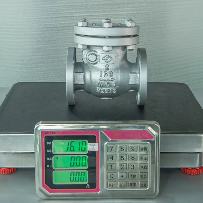 
XINTAI H44H-150LB ANSI 2 Inch API Flanged Water Swing WCB Carbon Cast Steel Non Return Check Valve Price 