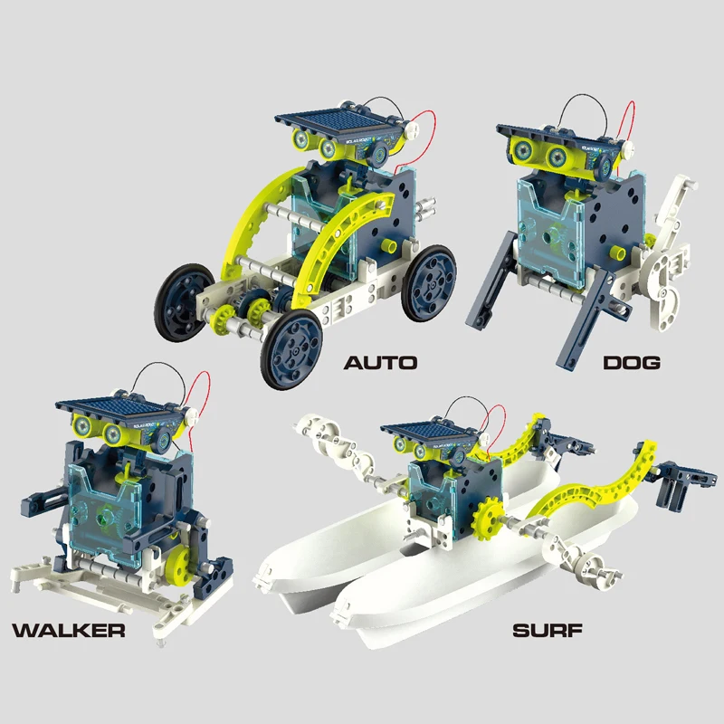 12 in 1 Solar robot Toys DIY STEAM Engine Kit science assembly building toys educational for kids
