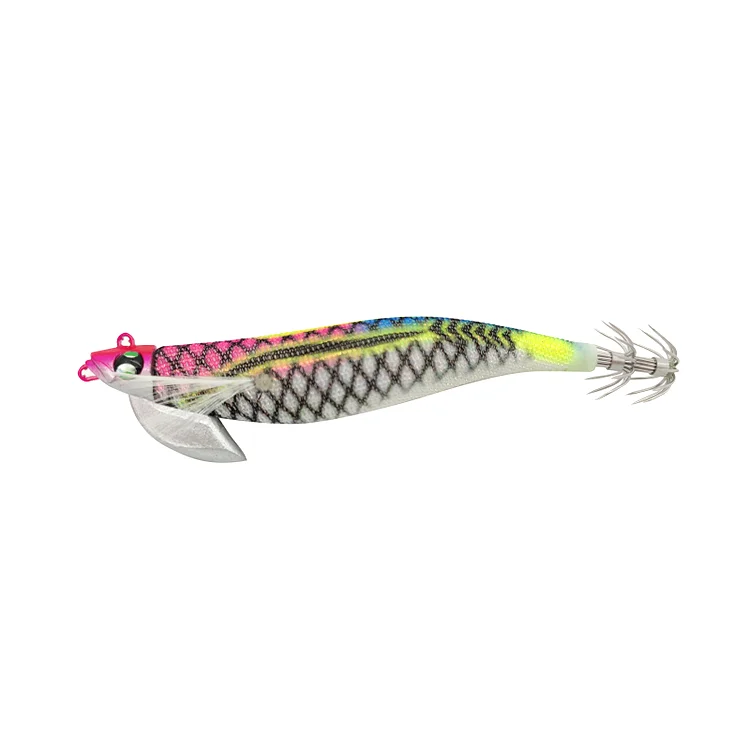 
Luminous Squid Jig Fishing Lures Squid Cuttlefish Jigs Lures Spinner Bait Wood Shrimp 