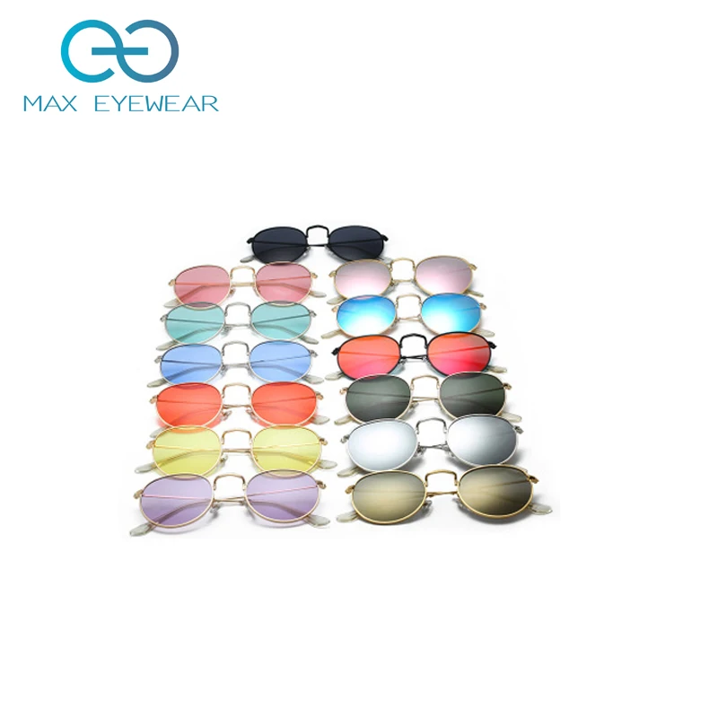 
120 women luxury round lens sunglasses metal frame fashion sunglasses newest 2020 black round sunglasses for women 