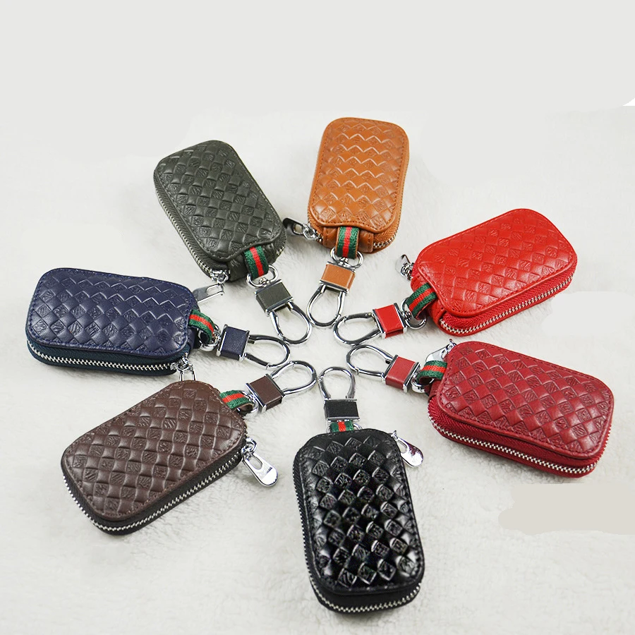 Модный кожаный чехол для автомобильного ключа защитный пульта дистанционного управления