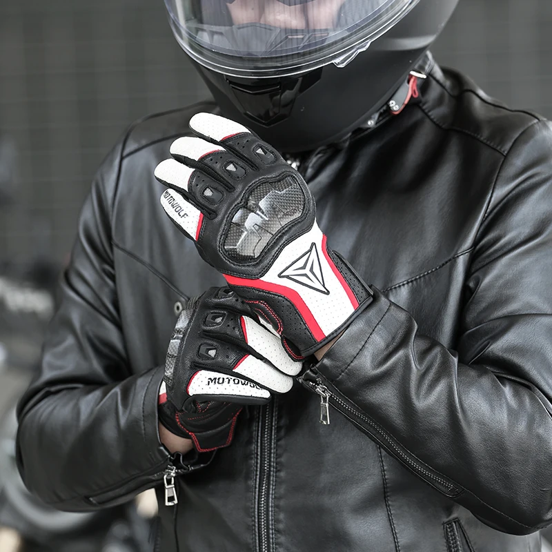 MOTOWOLF motorcycle bicycle breathable anti-fall touch screen anti-slip cycling sports gloves