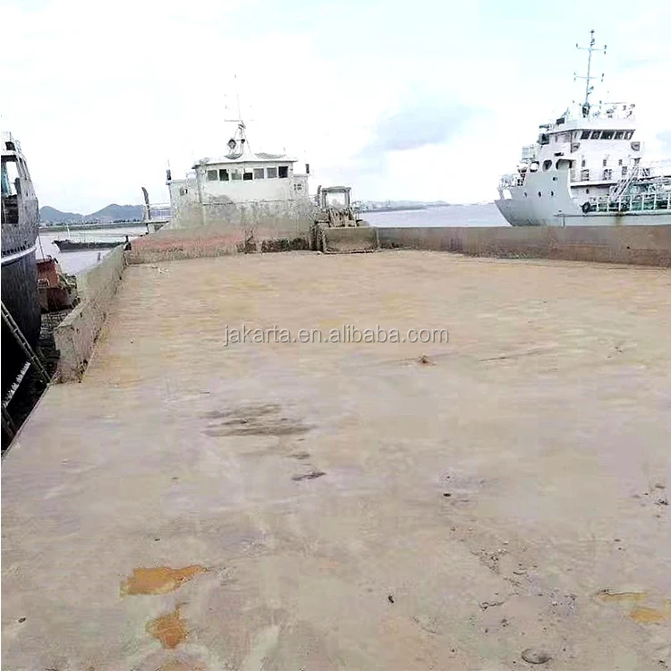 2000dwT Small 250' Deck Barge/steel Deck Barge/steel Bottom Deck Cargo Barge for Sale