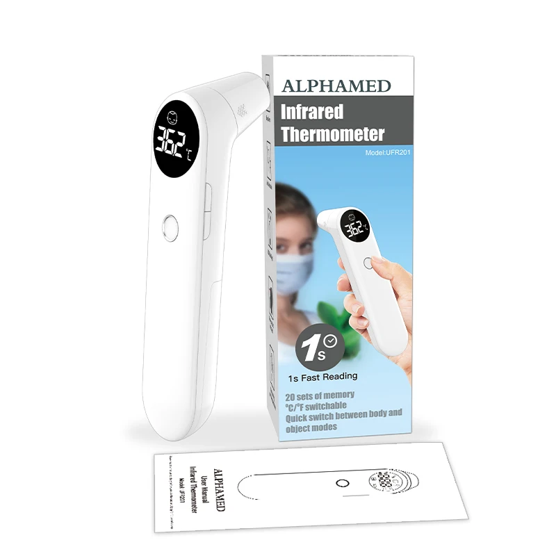 High Quality Fast Reading Termometros-Digital Infra Red Thermometer for Adult and Baby Use with Forehead and Ear Measurement