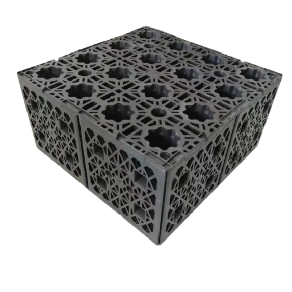 Городской подъездной дорожки дренажный модульный резервуар для проникновения грунтовых вод под дорогами тяжелых транспортных средств