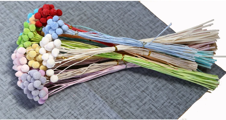 Hot sales 2020 Flower arrangement DIY artificial sunflower bunch preserved Golden billy ball for DIY home decor arrangement