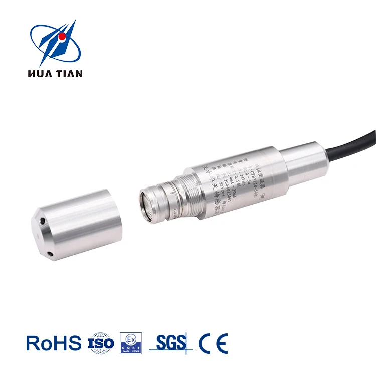 China Huatian CYB3120 4-20ma waterproof submersible type gauge pressure liquid fluid level transmitter sensor