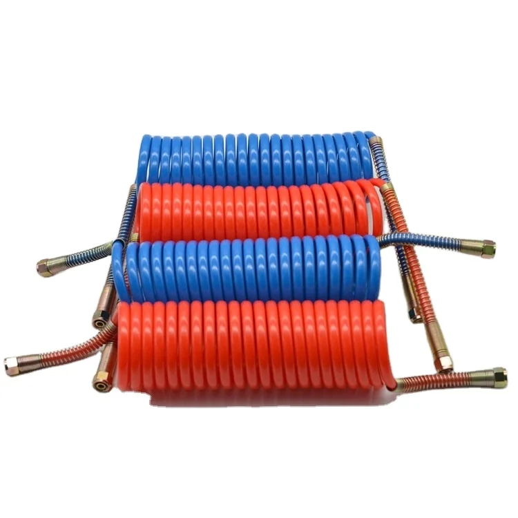 High Quality Spiral Suction Compress Pu Flexible Spring Spiral Truck Trailer Plastic Spiral Tube