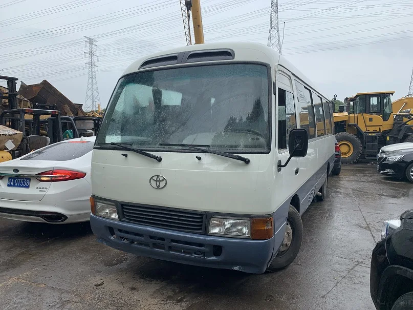  Горячая Распродажа toyot bus 2012 Б/у мини-автобус 23 сиденья для школы