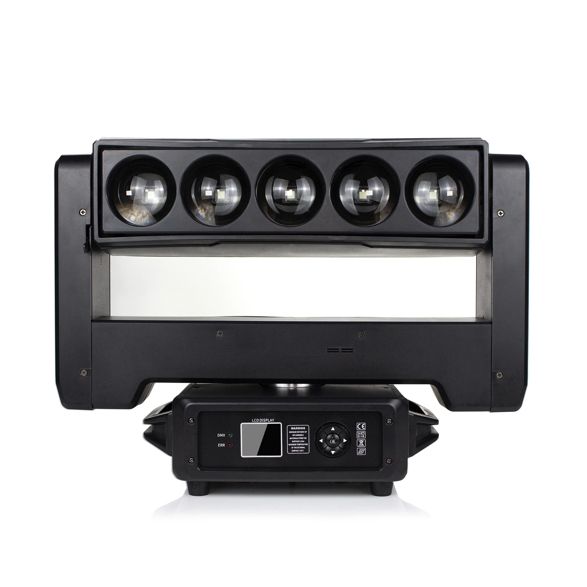 Factory Price 5X60W Stepless Focusing Blades Stage Lighting with Adjustable Beam