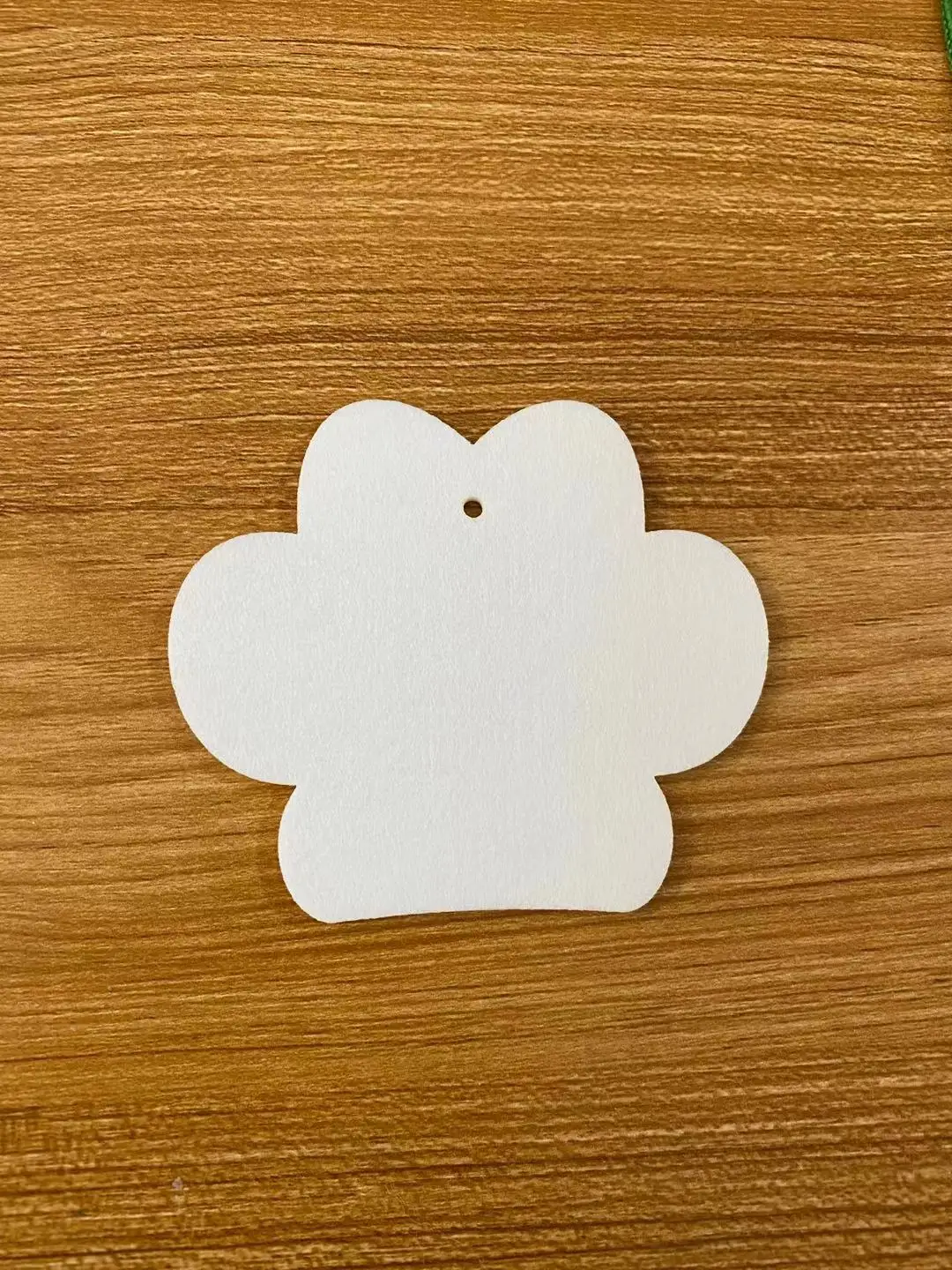 Hot sale sublimation car air freshener blank essential oil felt pad