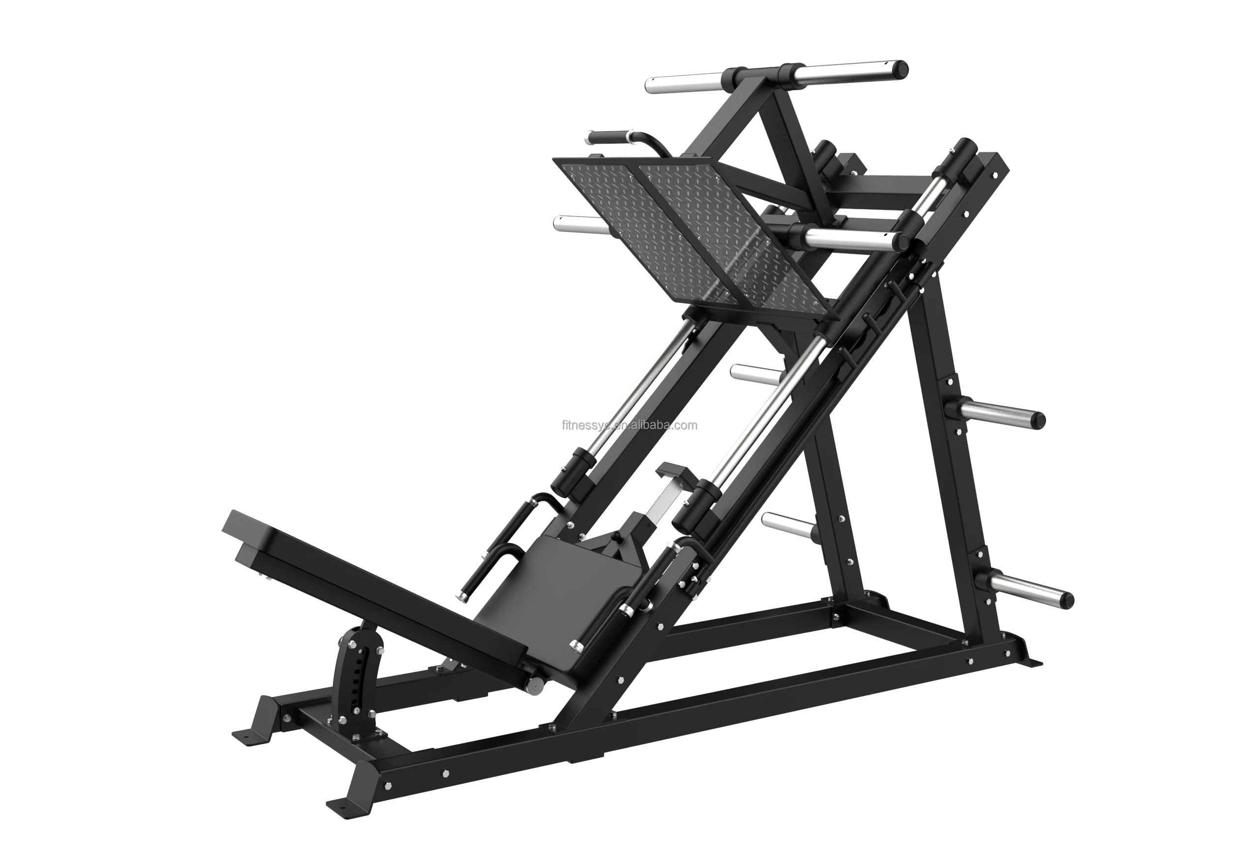Commercial Gym Equipment Strength Training Weight Plate Loading Linear Incline Leg Press 45 Degree Leg Press Machine YC-5029