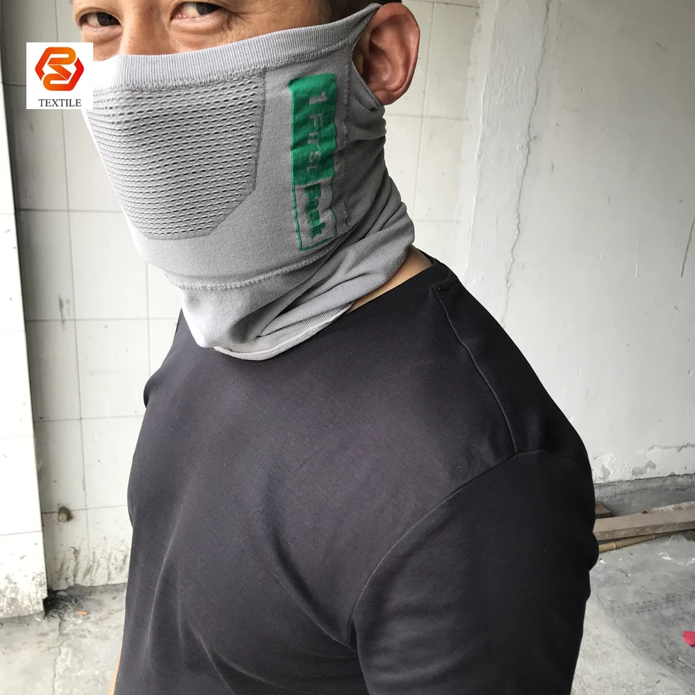 
Bicycle Customize Soft High-elasticity Face Mask UV 400 Scarf Breathable Elastic Fabric Bike Cycling Mask 