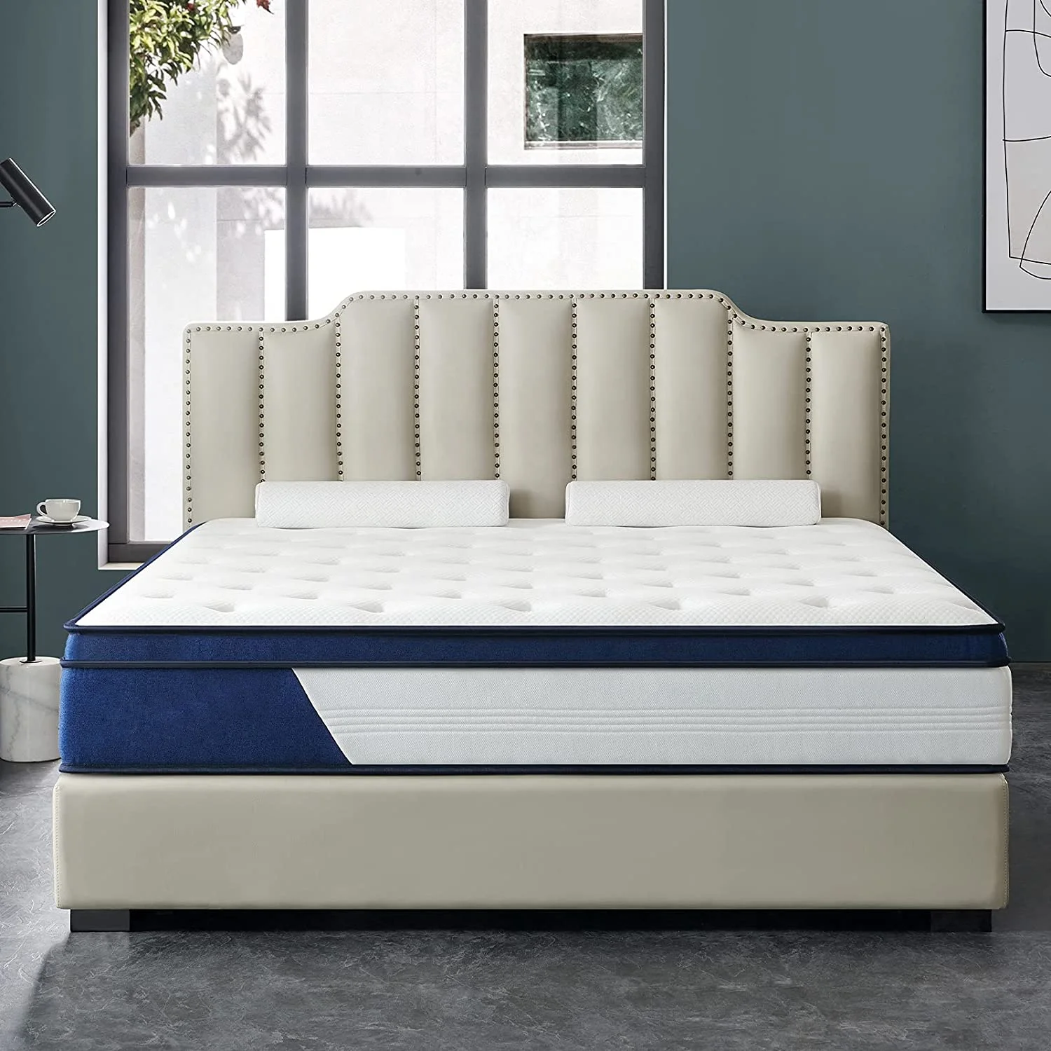 Modern style hybrid pocket spring king queen size bed mattress for hotel