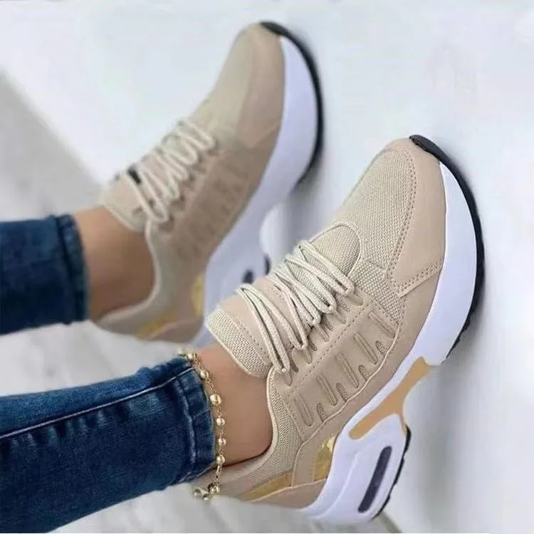 Factory High Quality Air Cushion Breathable Active Running Sport ladies sneaker