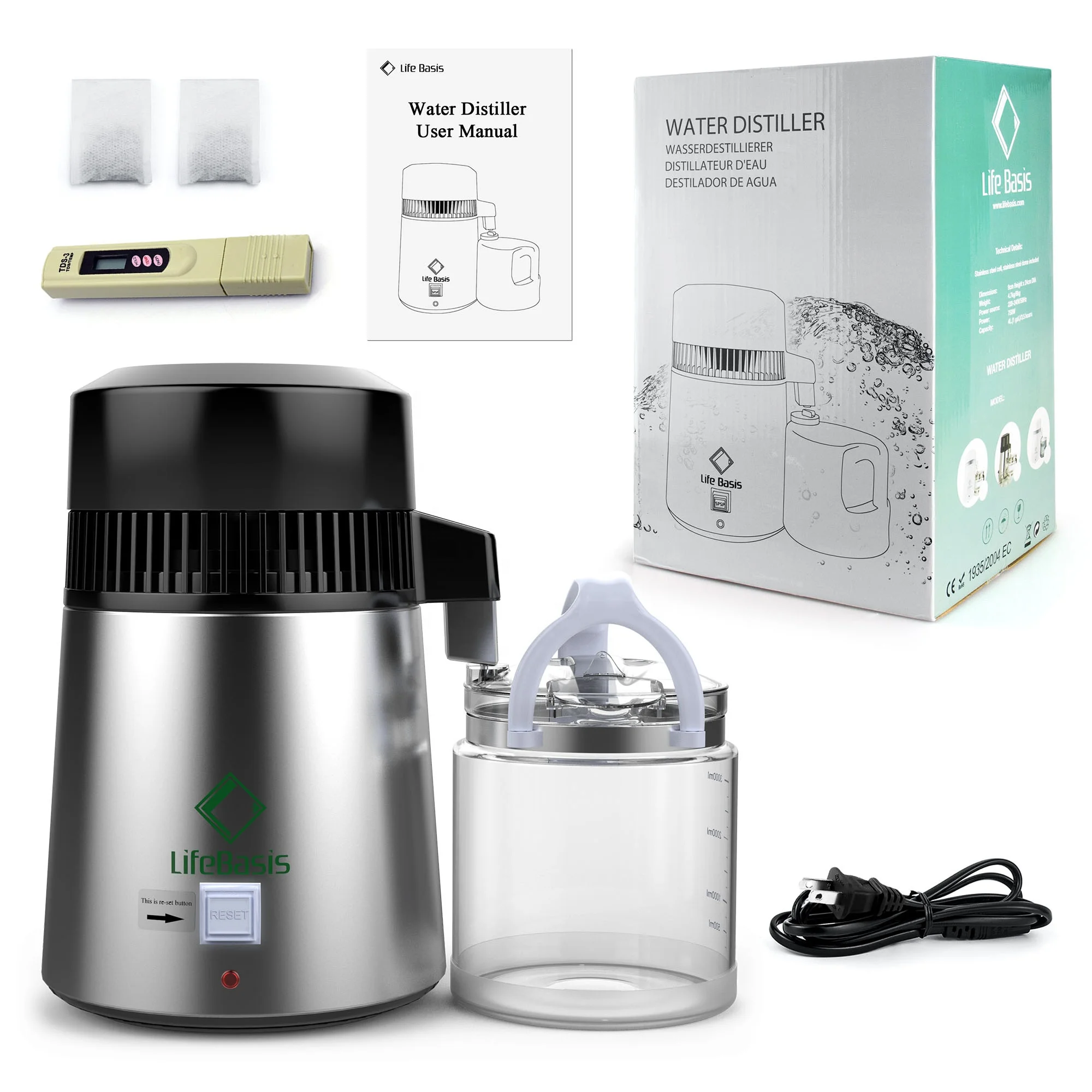Household 100% pure water distiller