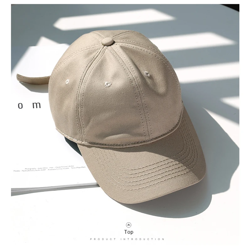 Custom logo cotton dad hats strap adjustable curved brim khaki 6 panel embroidery baseball cap for men and women