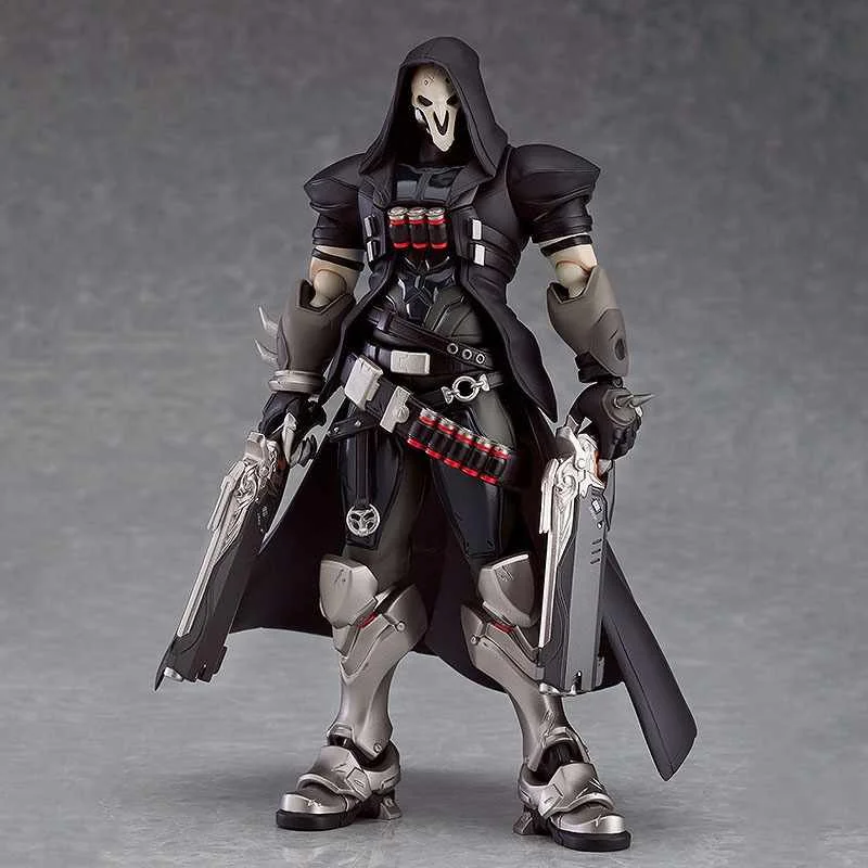 Overwatch OW grim Reaper figma 393 высокий ПВХ oem видеоигра экшн-фигурки куклы игрушки overwatch фигурки для детей и взрослых