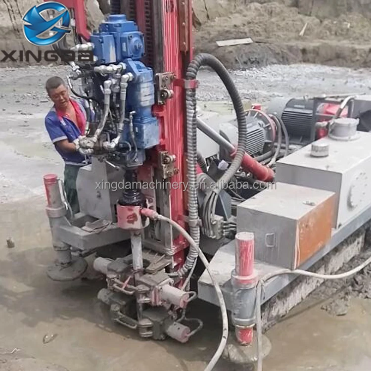 Blast Hole Engnieering Drill Rig Crawler Geological Exploration Machine
