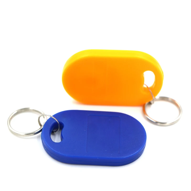 Wholesale from China factory T5577 keychain price anti-metal Uhf Em Marin tag Em4102 Em4100 tk4100 125khz mango Rfid keychain