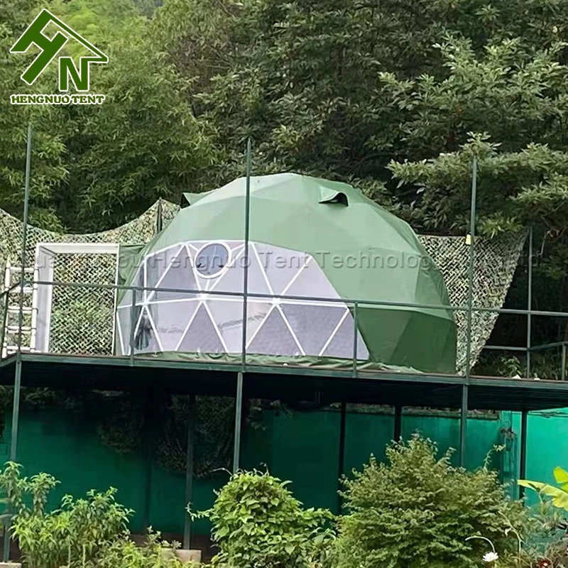 Заводская цена оптовая продажа геодезические водонепроницаемые купольные палатки из ПВХ для кемпинга отелей курортов