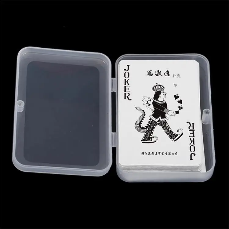 Магнитная Пряжка прямоугольная прозрачная фурнитура для упаковки визитных карточек пластиковый ящик хранения игральных карт