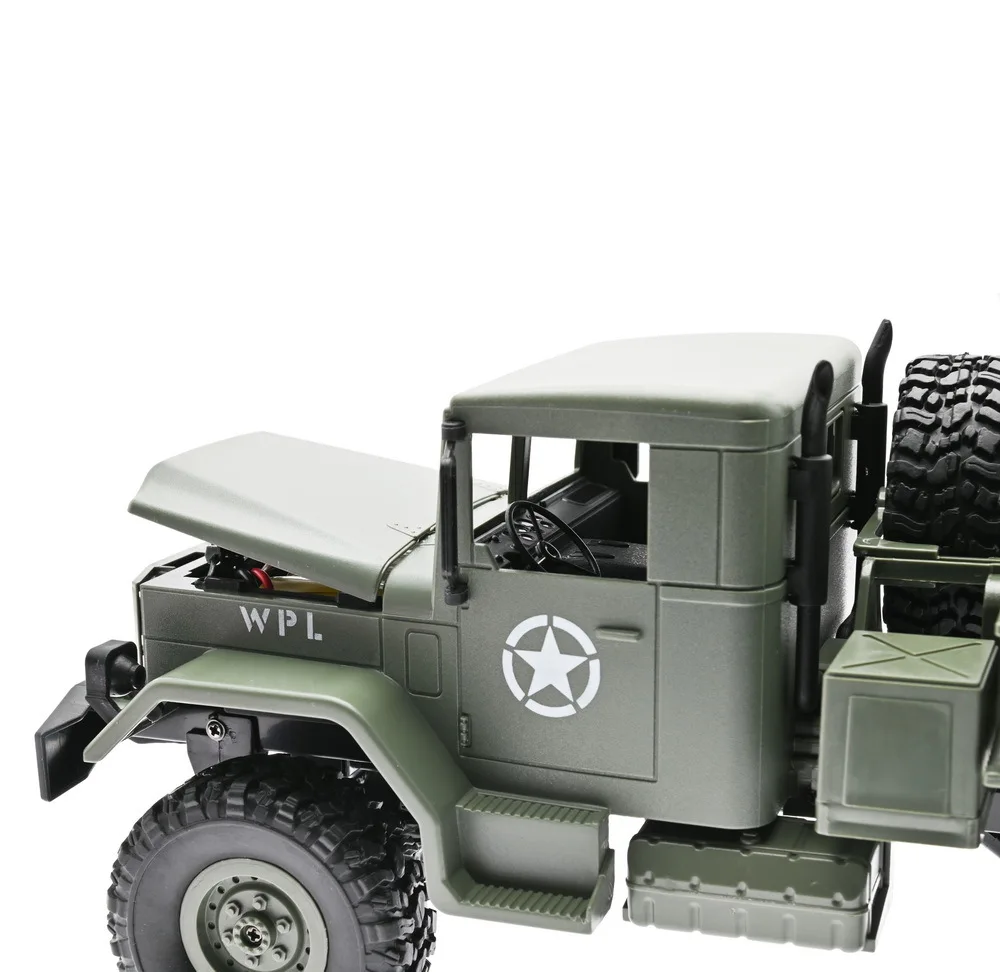 WPL B16 2.4g 6wd rc truck military 6 wheels