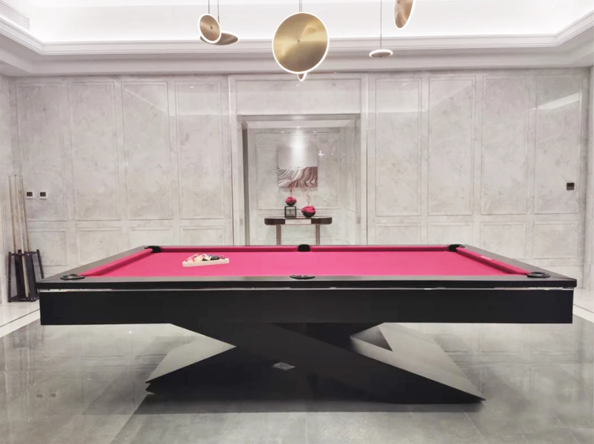 Low cost new sale different size 9ft 8ft 7ft pool tables with acrylic material billiard for indoor sports game play