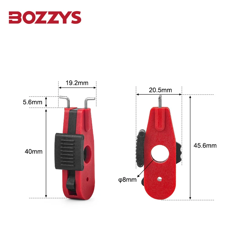 BOZZYS Pin-out Toggles Standard Miniature Circuit Breaker Lockout