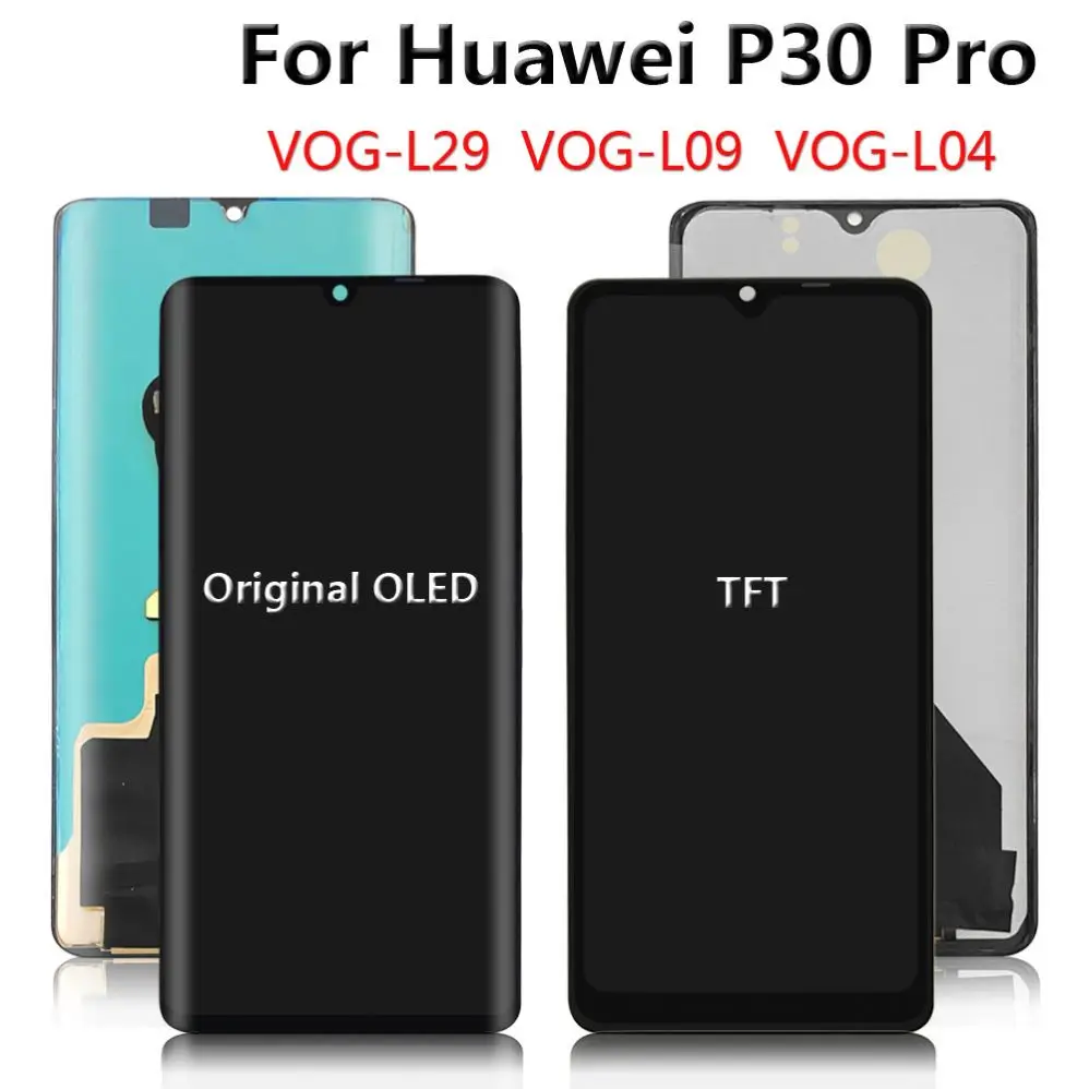Ready In Stock Phone Screen Replacements For Huawei P30 Pro Original Oled / Tft Lcd Display Touch Screen Digitizer Replacement