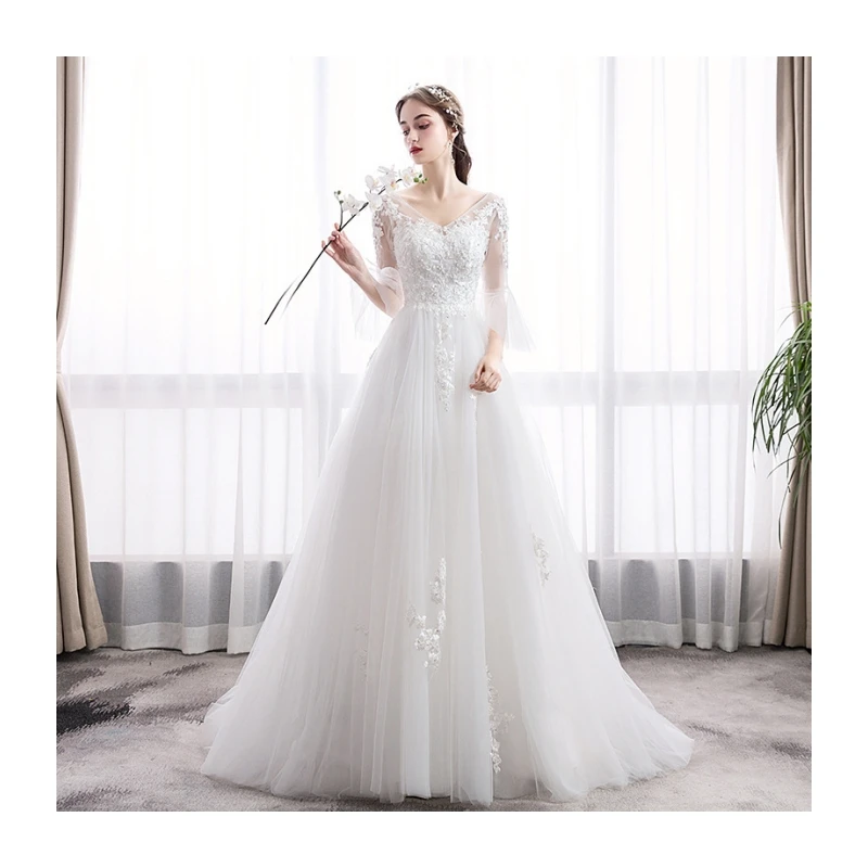 Factory  ODM OEM mermaid wedding dresses 2023sequins french lace wedding bridal dress for party