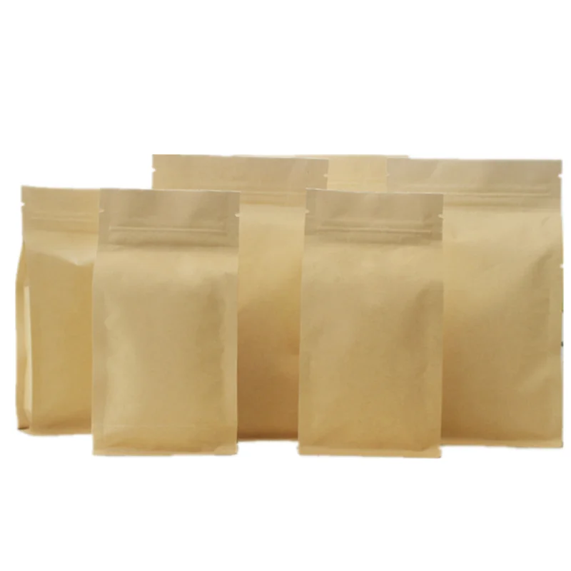 10X20cm Kraft paper bag for milk powder flour rice