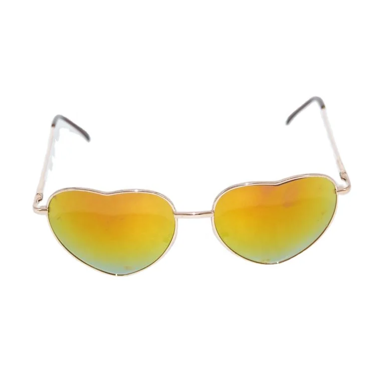 Online Shopping Free Shipping Sun glasses Wholesale 2022 Plastic & Metal Custom Sweet Cute Women Heart Shaped Sunglasses