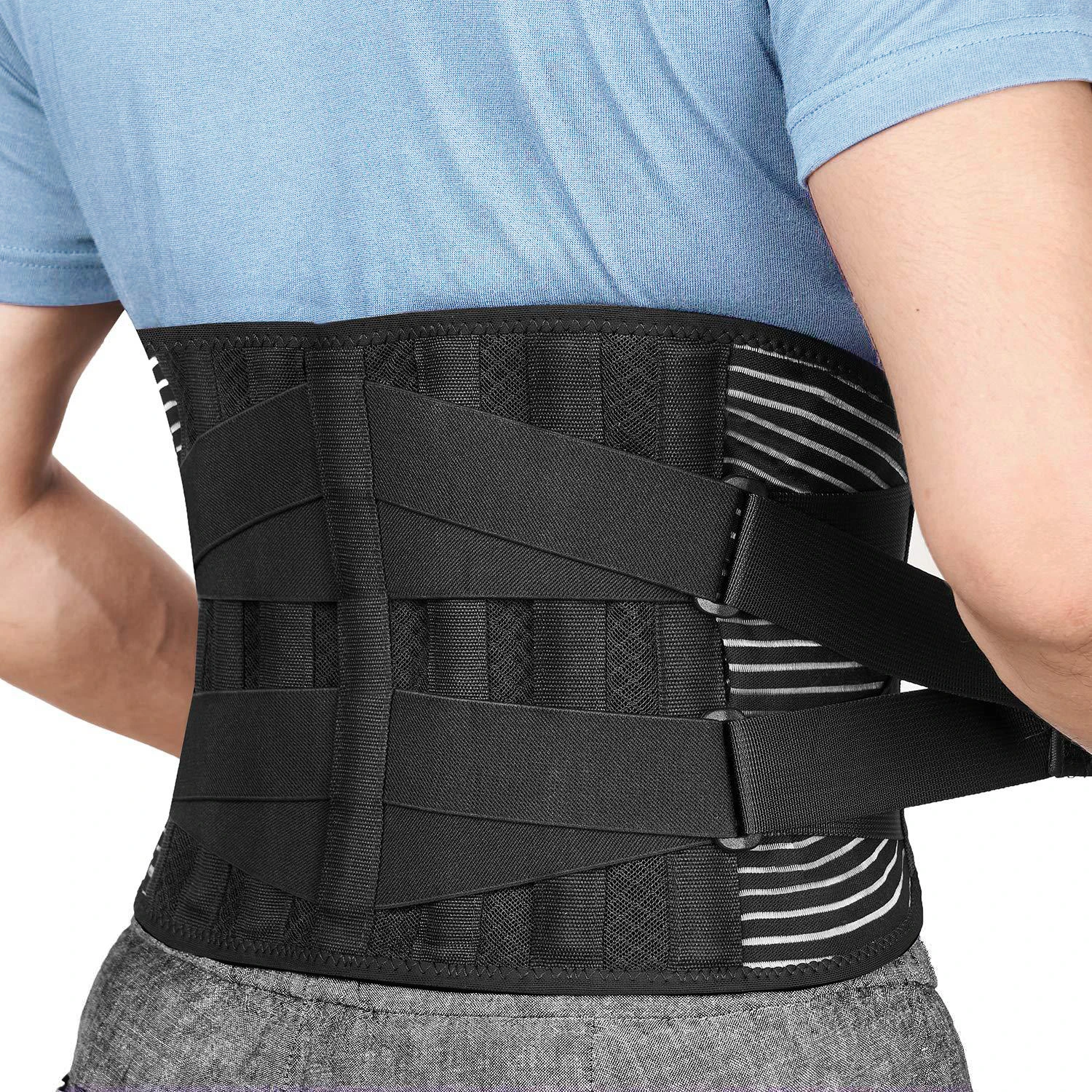 Medical Breathable 6 Stays ceinture lombaire back pain waist back brace lumbar support belt