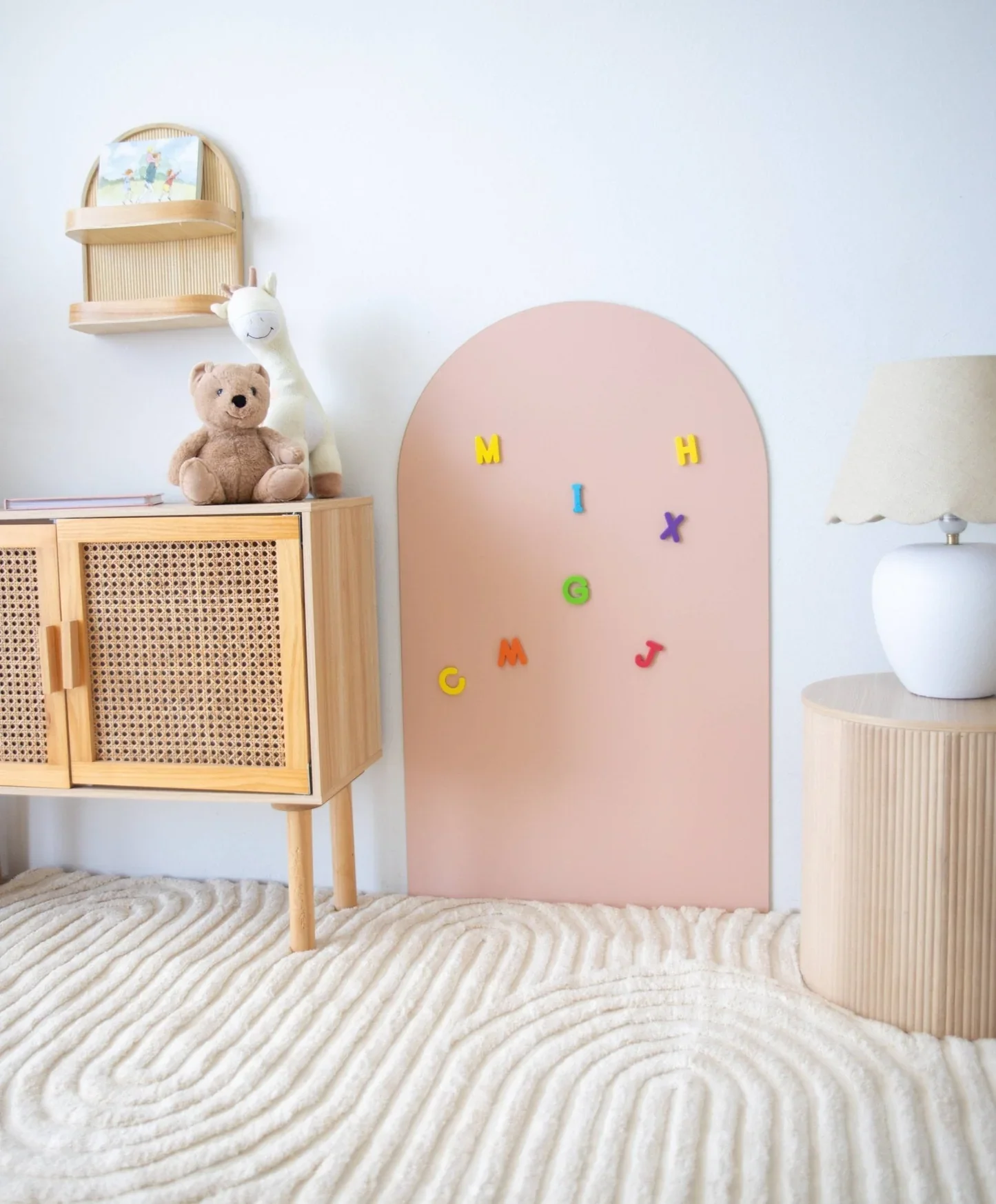 Multi Color Customized Size And Shape Adhesive Arch Multifunctional Magnetic Wall Decal For Kids