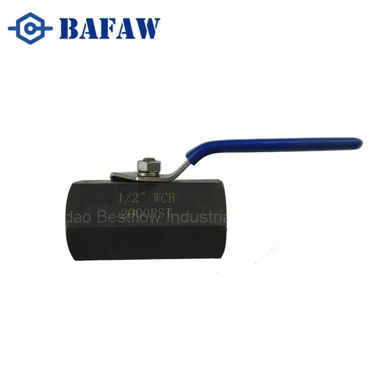 carbon steel 1pc hexagonal ball valve