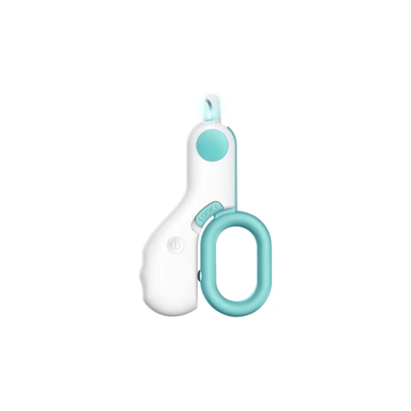 Pet nail clipper with LED cat claw trimmer with bright LED light for nail bloodline to avoid over cutting dog grooming tool