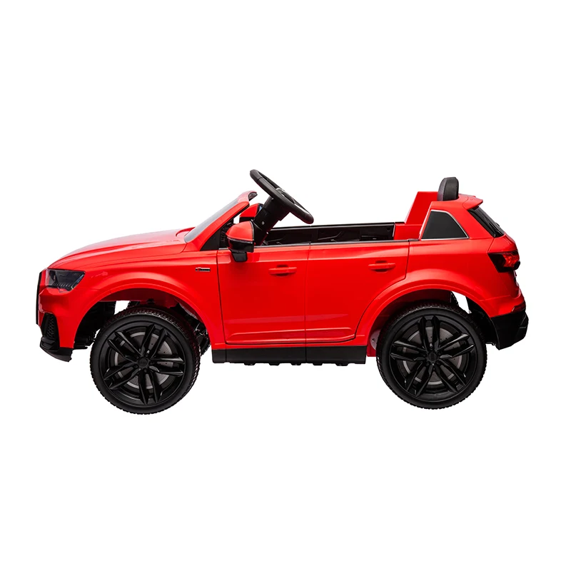 Licensed Audi Q7 kids cars electric ride on car 12v with remote control 4WD children electric toy cars for kids to drive