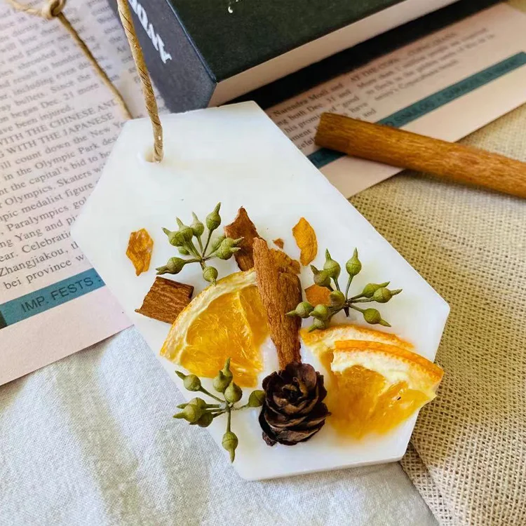 Custom Label Dried Crystal Flower Aroma Wax Sheet Home Decorative Gift Box Scented Candle Wax Tablets