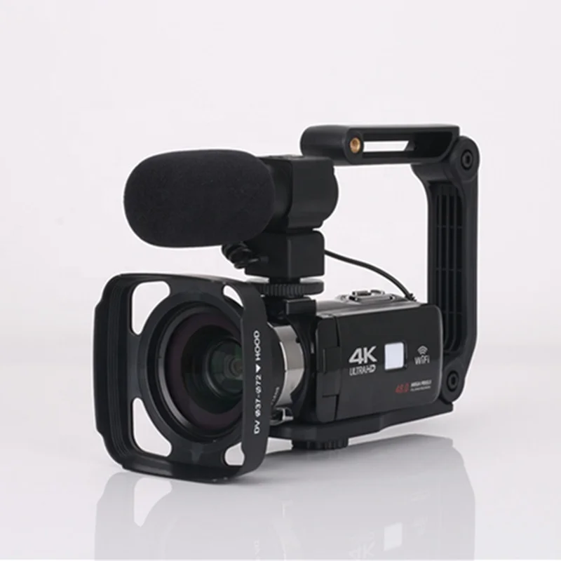 Видеокамера UHD Real 4K 48 МП сенсорный экран 3 0 дюйма камера ночного видения реальная видеокамера с