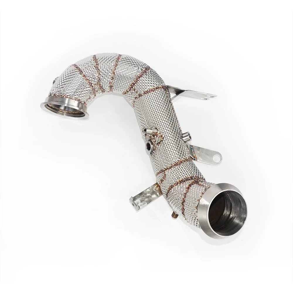 Automotive Exhaust Parts Suitable for Mercedes Benz CLA45 S AMG 2.0T 2020-2023 304sus Exhaust pipe performance exhaust downpipe