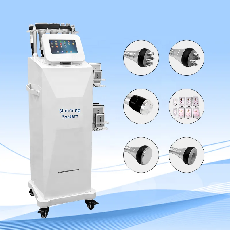 Оптовая продажа, липосакционный лазер, 6 в 1, 80 К, кавитационный липосакционный лазер для похудения, ультразвуковая липосакционная лазерная машина
