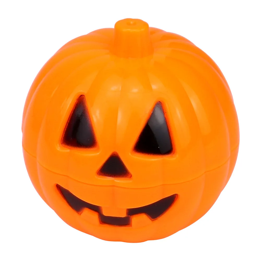 Openable Pumpkin Bucket Party Carnival Gifts Portable Pumpkin Buckets Candy Holder Pot with Handle for Halloween