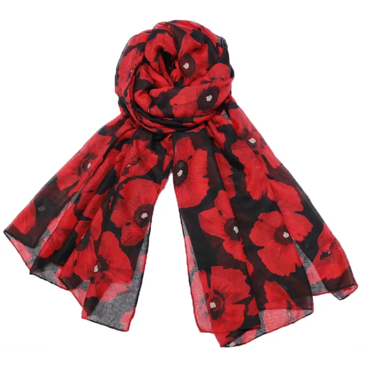 Женский мини-шарф из вискозы