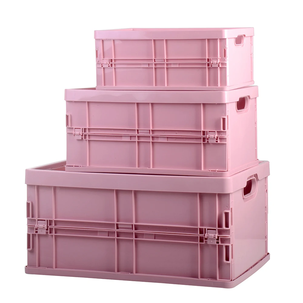 Large heavy duty plastic pallet storage bin box