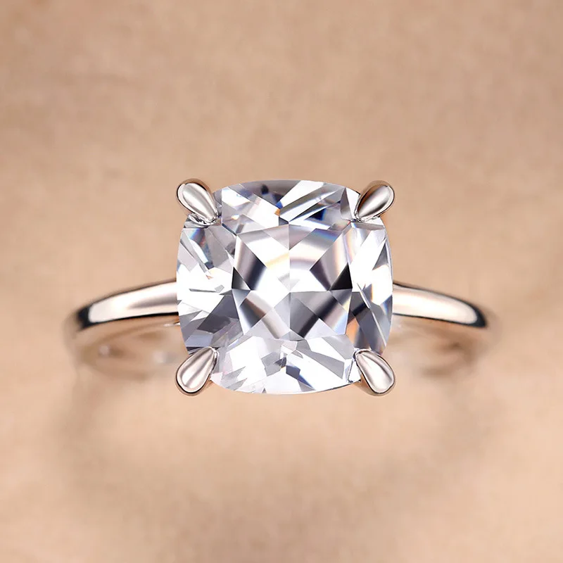 Hot Sale Zircon Wedding Ring Set Female Engagement Party Ring Fashion Diamond Engagement Ring