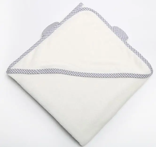 Высококачественное полотенце-пончо с капюшоном и принтом полотенца с капюшоном