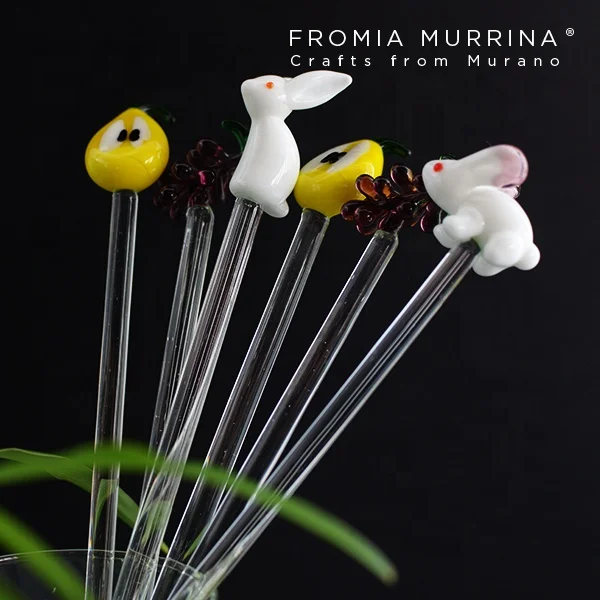 Custom design cocktail swizzle sticks of fancy cocktail sticks with animals design