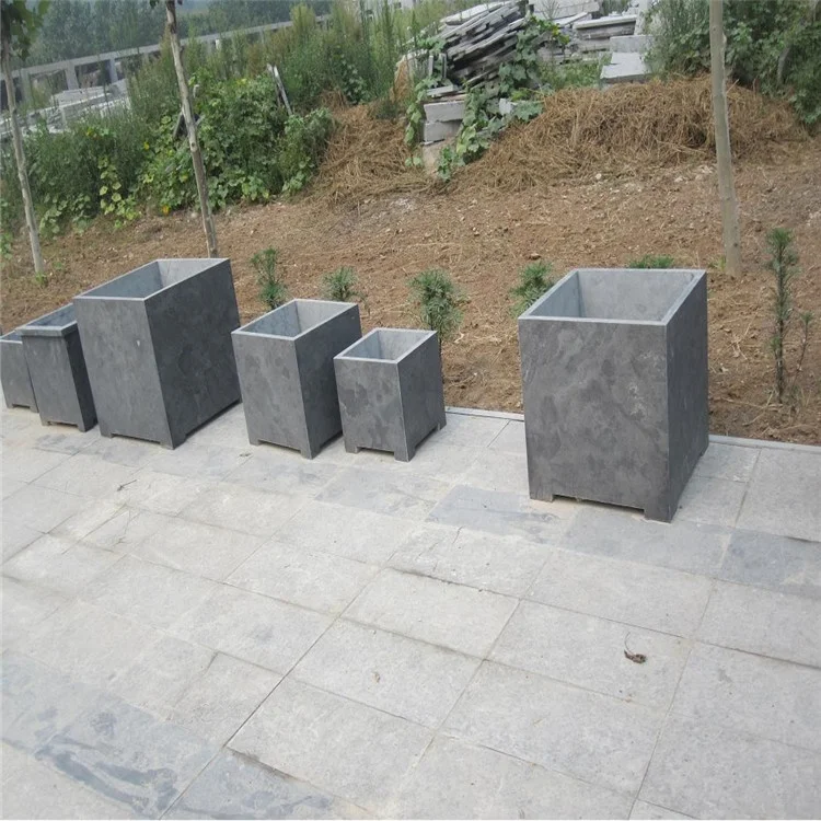 Decoration stone flower pot garden stone planter pots